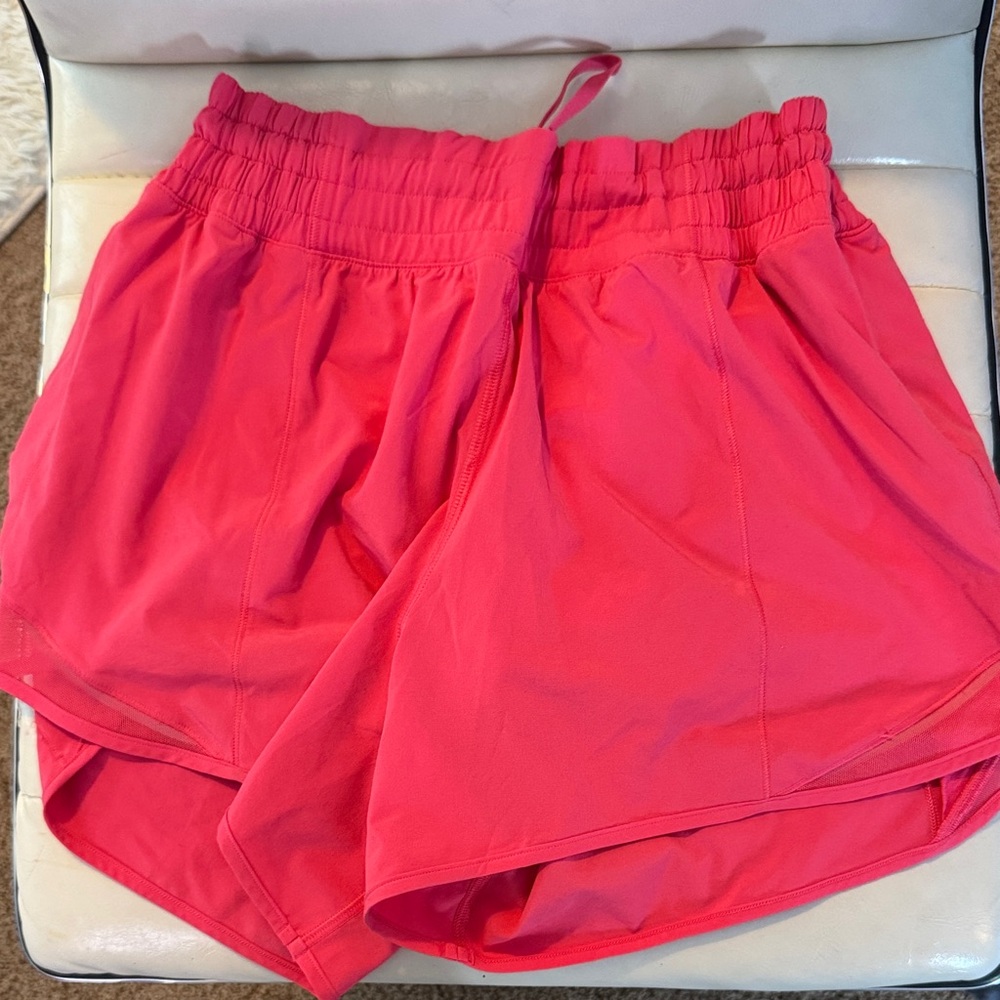 lululemon athletica Bright Pink Athletic Shorts